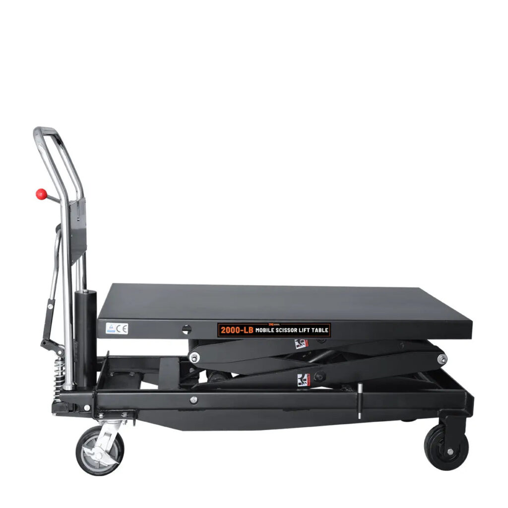 2200 lb mobile scissor lift table